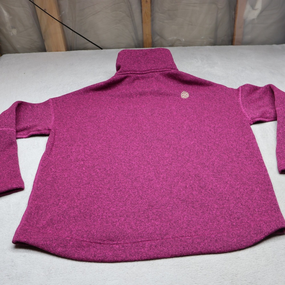 Stio Sweatshirt Womens Large Purple 1/4 Zip Soft Fleece Pullover Outdoor Hiking - Picture 9 of 14